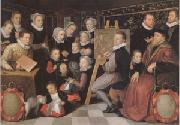 VEEN, Otto van Surrounded by His Household (mk05) Germany oil painting reproduction